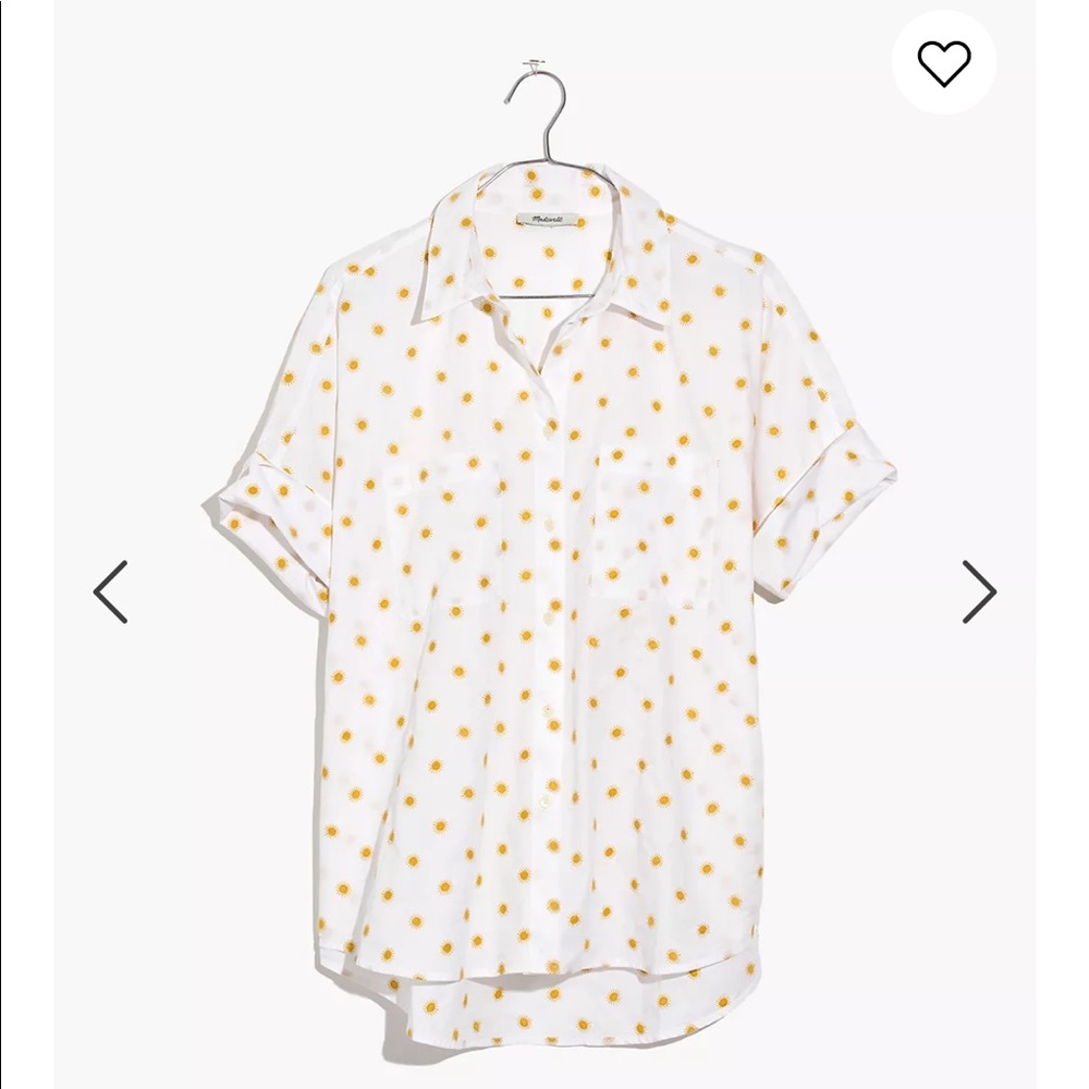 Madewell Sun Embroidered Courier Shirt